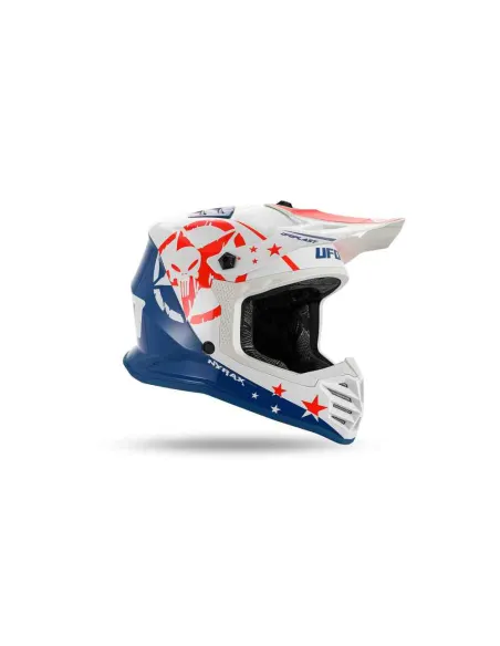 CASCO UFO NIÑO AZUL BLANCO