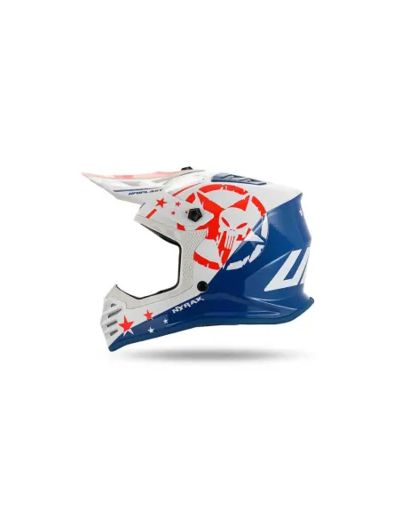 CASCO UFO NIÑO AZUL BLANCO