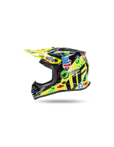 CASCO UFO NIÑO GIALLO GRAPHIC