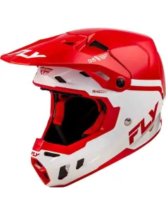 CASCO FLY RACING FORMULA CC OBJETIVE ROJO BLANCO