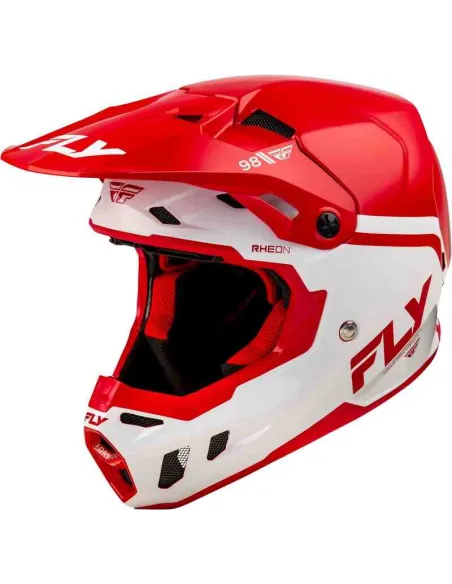CASCO FLY RACING FORMULA CC OBJETIVE ROJO BLANCO