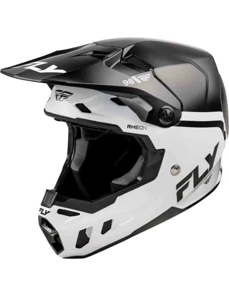 CASCO FLY RACING FORMULA CC OBJETIVE NEGRO BLANCO