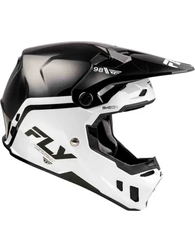 CASCO FLY RACING FORMULA CC OBJETIVE NEGRO BLANCO