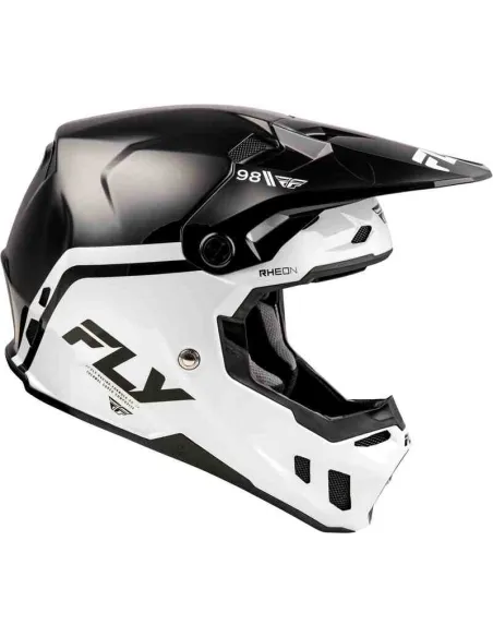 CASCO FLY RACING FORMULA CC OBJETIVE NEGRO BLANCO