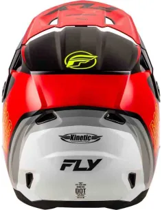 CASCO FLY RACING KINETIC RALLY ROJO NEGRO BLANCO 2