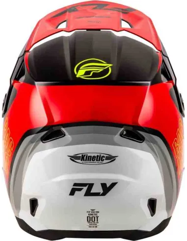 CASCO FLY RACING KINETIC RALLY ROJO NEGRO BLANCO