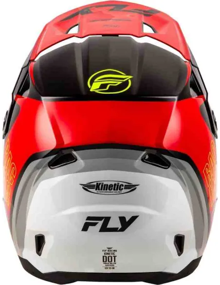 CASCO FLY RACING KINETIC RALLY ROJO NEGRO BLANCO
