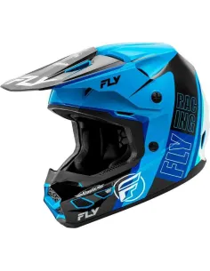 CASCO FLY RACING KINETIC RALLY AZUL NEGRO BLANCO