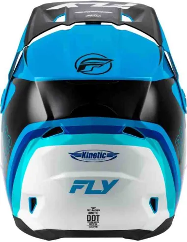 CASCO FLY RACING KINETIC RALLY AZUL NEGRO BLANCO