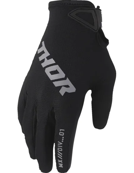 GUANTES THOR NIÑO RIDEMODE NEGROS