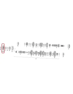 PIÑON DE SALIDA RIEJU MR 250/300 22- - 11 DIENTES