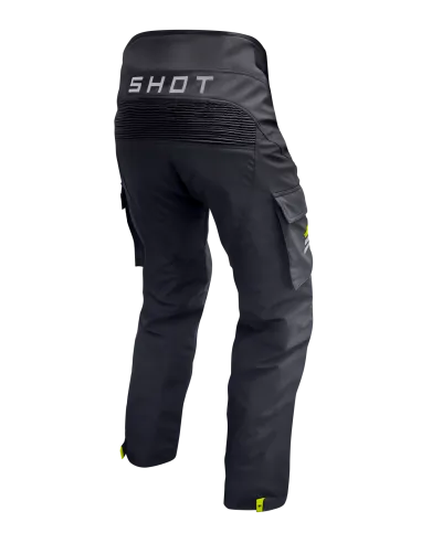 PANTALON SHOT CLIMATIC NEGRO AMARILLO FLUOR
