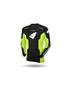 CAMISETA UFO OBLIVION NEGRA AMARILLO FLUOR