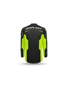 CAMISETA UFO OBLIVION NEGRA AMARILLO FLUOR 2