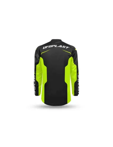 CAMISETA UFO OBLIVION NEGRA AMARILLO FLUOR