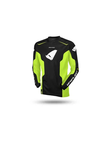 CAMISETA UFO OBLIVION NEGRA AMARILLO FLUOR