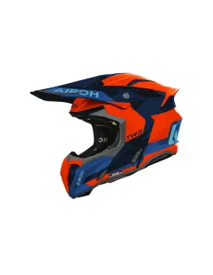 CASCO AIROH TWIST 3 FANCY NARANJA MATE