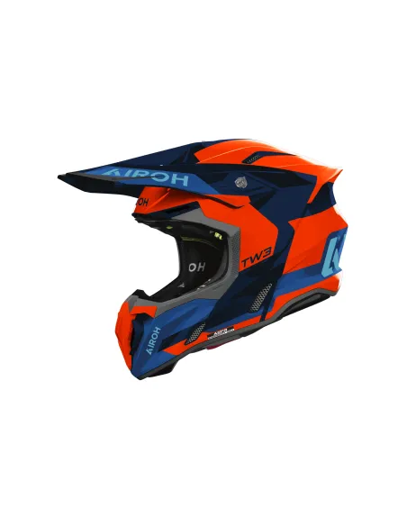 CASCO AIROH TWIST 3 FANCY NARANJA MATE