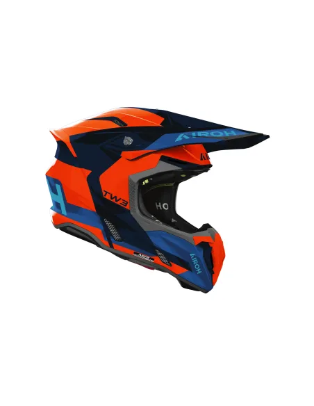 CASCO AIROH TWIST 3 FANCY NARANJA MATE