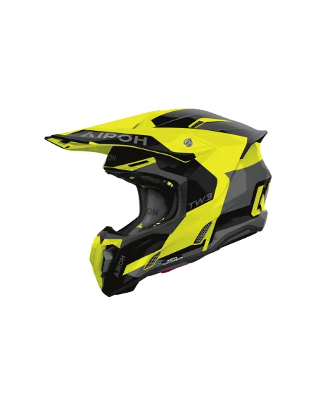 CASCO AIROH TWIST 3 FANCY AMARILLO GLOSS