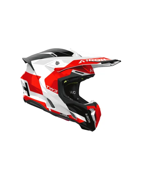 CASCO AIROH TWIST 3 FANCY ROJO GLOSS