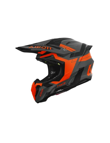 CASCO AIROH TWIST 3 FANCY NARANJA MATE