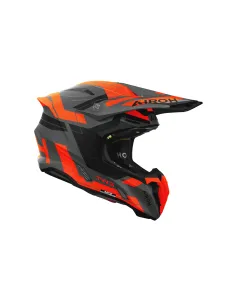 CASCO AIROH TWIST 3 FANCY NARANJA MATE 2