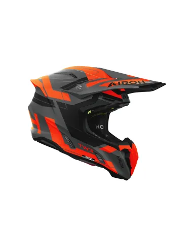 CASCO AIROH TWIST 3 FANCY NARANJA MATE