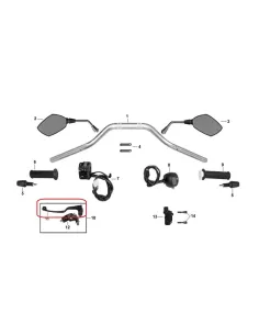 MANETA EMBRAGUE CYCLONE RX600