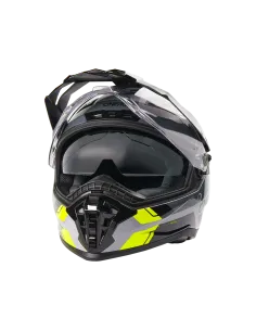 CASCO ONEAL D-SRS NOMAD NEGRO GRIS AMARILLO FLUOR 2