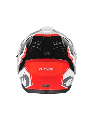 CASCO ONEAL D-SRS NOMAD NEGRO BLANCO ROJO