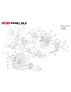 KIT SUBSITITUCION RADIO RUEDA TRASERA MRT ENDURO
