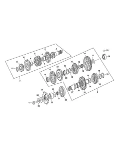 PIÑON DE ATANQUE CYCLONE RX600 15 DIENTES