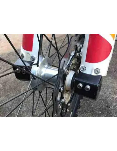 PROTECTORES PIE DE HORQUILLA RACEPRO KTM 2016- HUSQVARNA 2017- GAS GAS 21- WP NEGRO