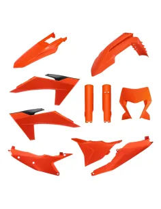 KIT PLASTICOS POLISPORT KTM EXC/EXC-F 24-25 NARANJA