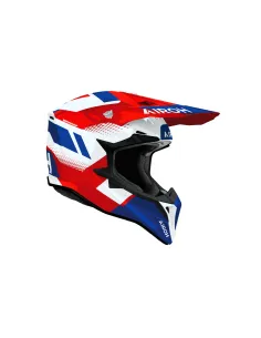 CASCO AIROH WRAAAP VISION ROJO AZUL GLOSS 2