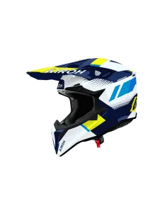CASCO AIROH WRAAAP VISION ROJO AZUL GLOSS