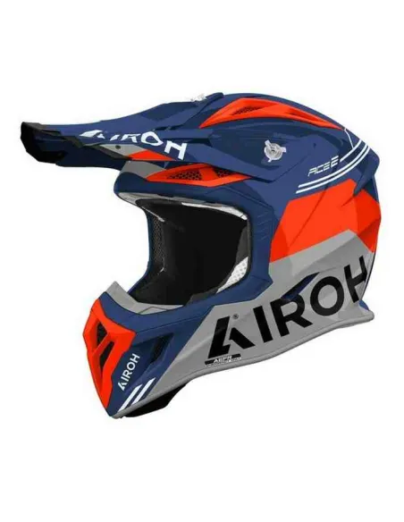 CASCO AIROH AVIATOR 2 ACE FURY AZUL MARINO
