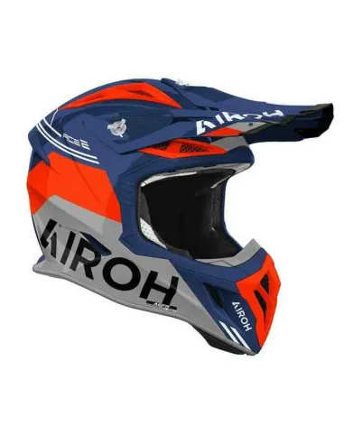 CASCO AIROH AVIATOR 2 ACE FURY AZUL MARINO