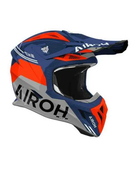 CASCO AIROH AVIATOR 2 ACE FURY AZUL MARINO