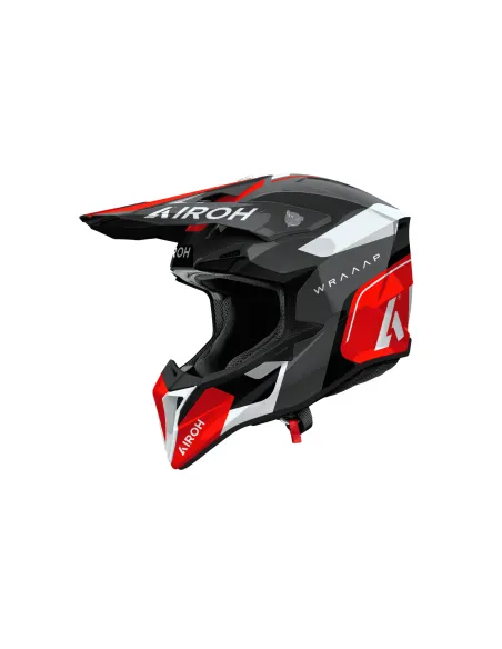CASCO AIROH WRAAAP CONQUER ROJO GLOSS