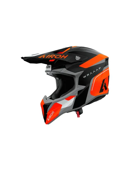 CASCO AIROH WRAAAP CONQUER NARANJA MATE