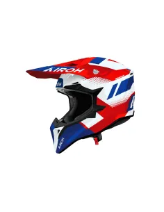 CASCO AIROH WRAAAP VISION ROJO AZUL GLOSS