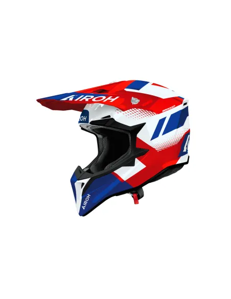 CASCO AIROH WRAAAP VISION ROJO AZUL GLOSS
