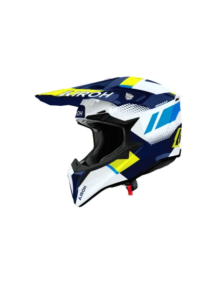 CASCO AIROH WRAAAP VISION ROJO AZUL GLOSS