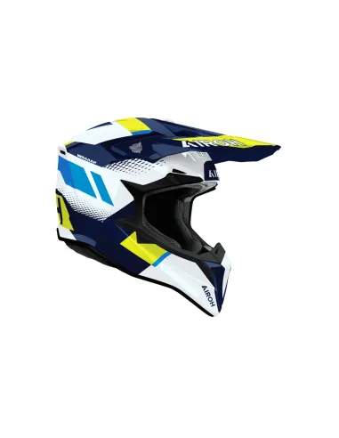 CASCO AIROH WRAAAP VISION ROJO AZUL GLOSS