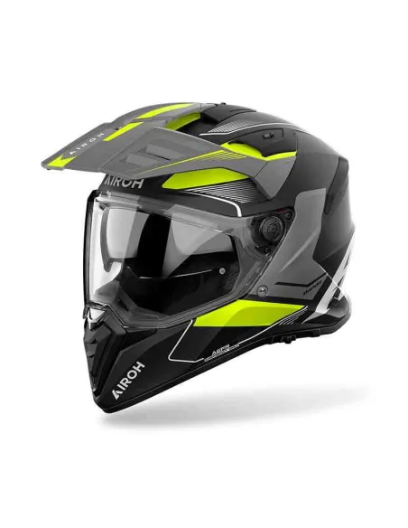 CASCO AIROH BANDIT TUNE AMARILLO MATE