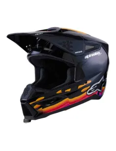 CASCO ALPINESTARS SM3 ECE06 FORCE NEGRO 