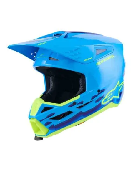 CASCO ALPINESTARS SM3 ECE06 FORCE AZUL GLOSS