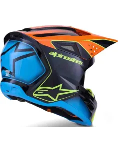 CASCO ALPINESTARS SM3 FRAY NEGRO NARANJA AMARILLO 2